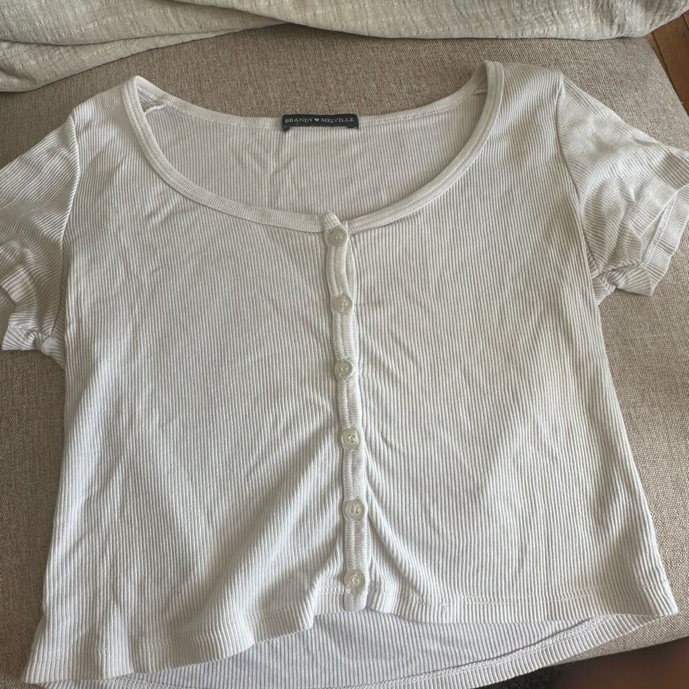 Brandy Melville white tank top